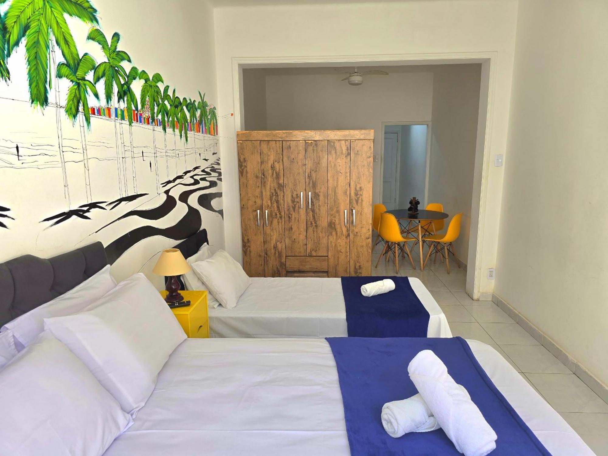 Qto E Sala, Smart Tv, Wi-Fi, Ar-Cond, Praia De Copacabana Рио-де-Жанейро Экстерьер фото