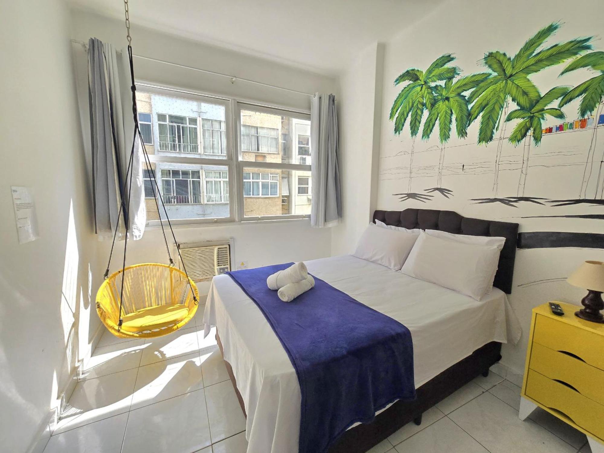 Qto E Sala, Smart Tv, Wi-Fi, Ar-Cond, Praia De Copacabana Рио-де-Жанейро Экстерьер фото
